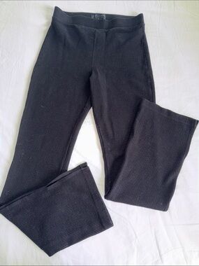 Sanctuary Black Ribbed Women's Knit Joggers